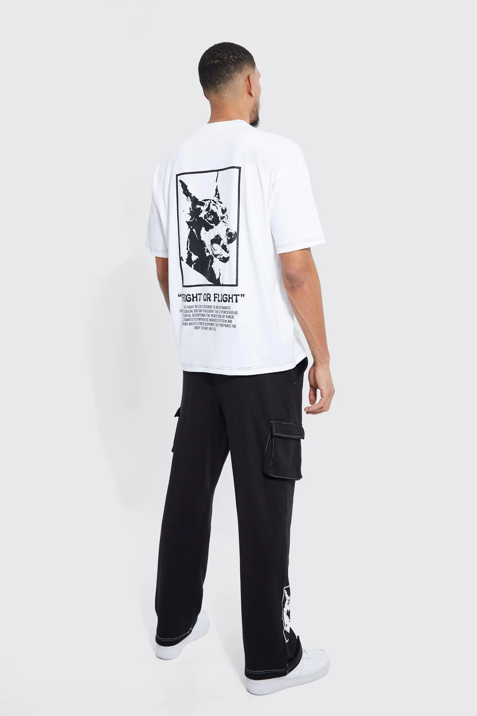 Tall Graphic Topstitch T-shirt Tracksuit