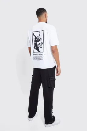 Tall Graphic Topstitch T-shirt Tracksuit