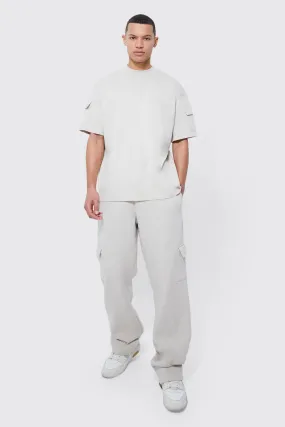 Tall Oversized Cargo T-shirt Tracksuit