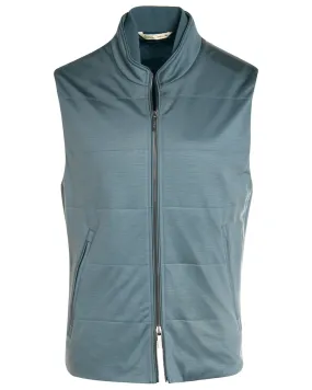 Teal Wool Jersey Vest