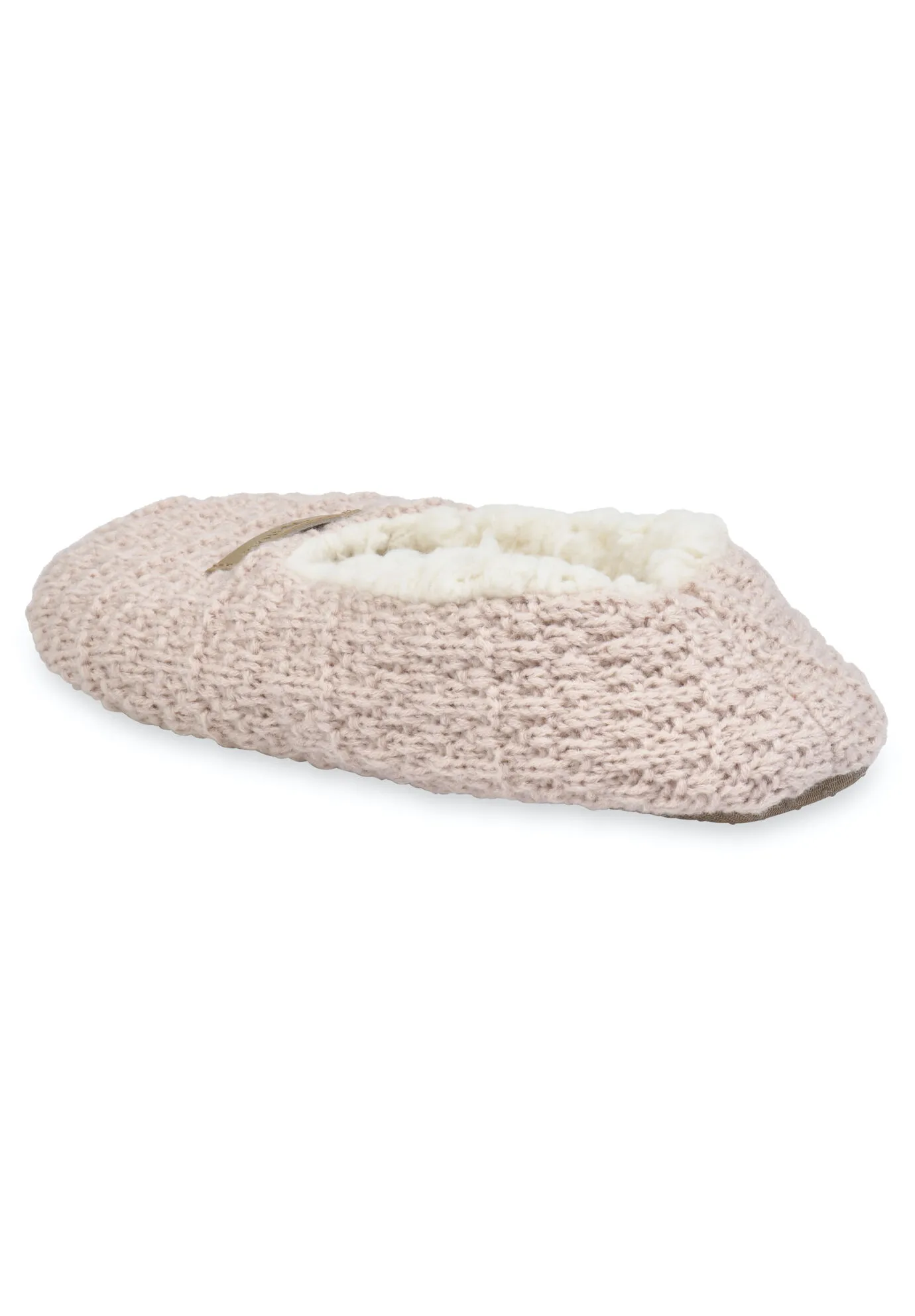 Textured Knit Ballerina Slipper