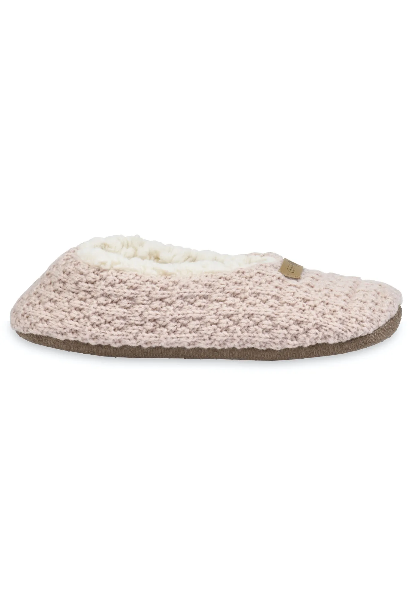 Textured Knit Ballerina Slipper