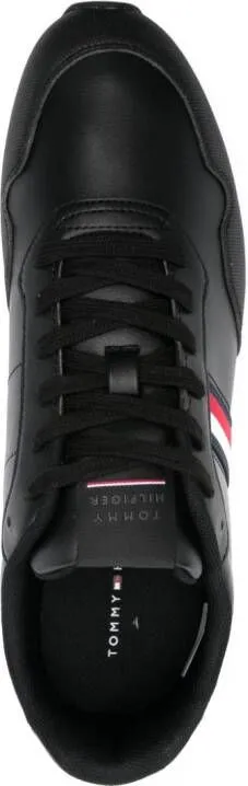 Tommy Hilfiger strip-detail low-top sneakers Black