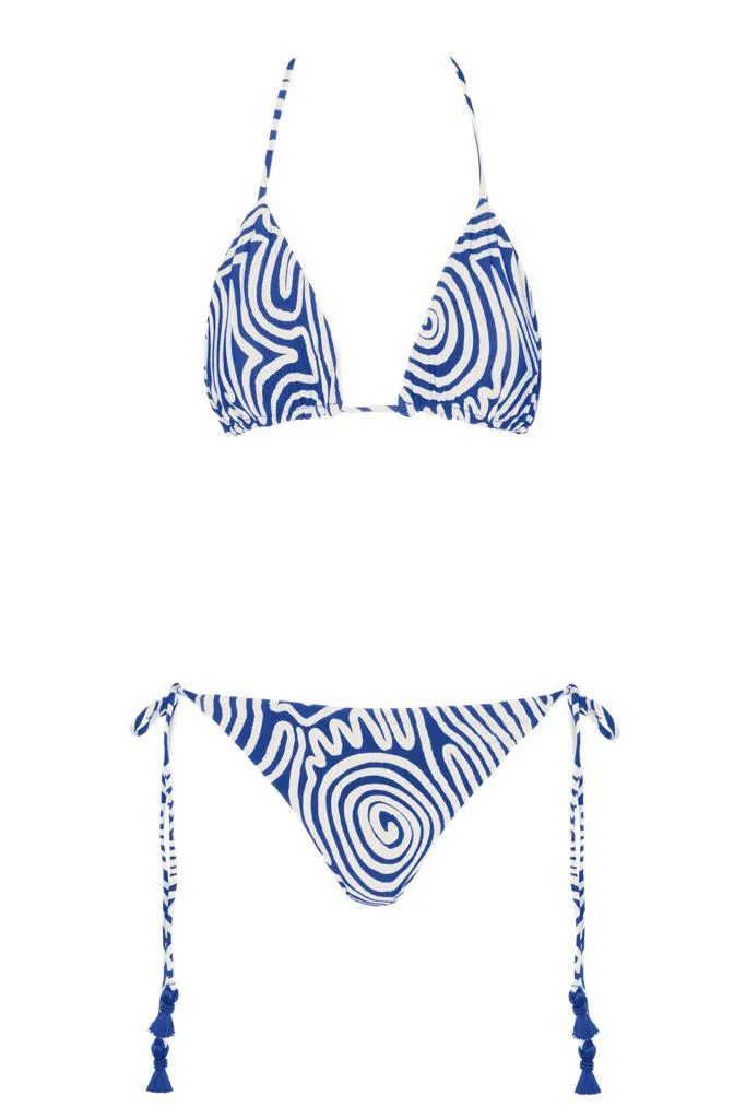 Top De Bikini Bimori Blue Isola & Bottom De Bikini Tina Blue Isola