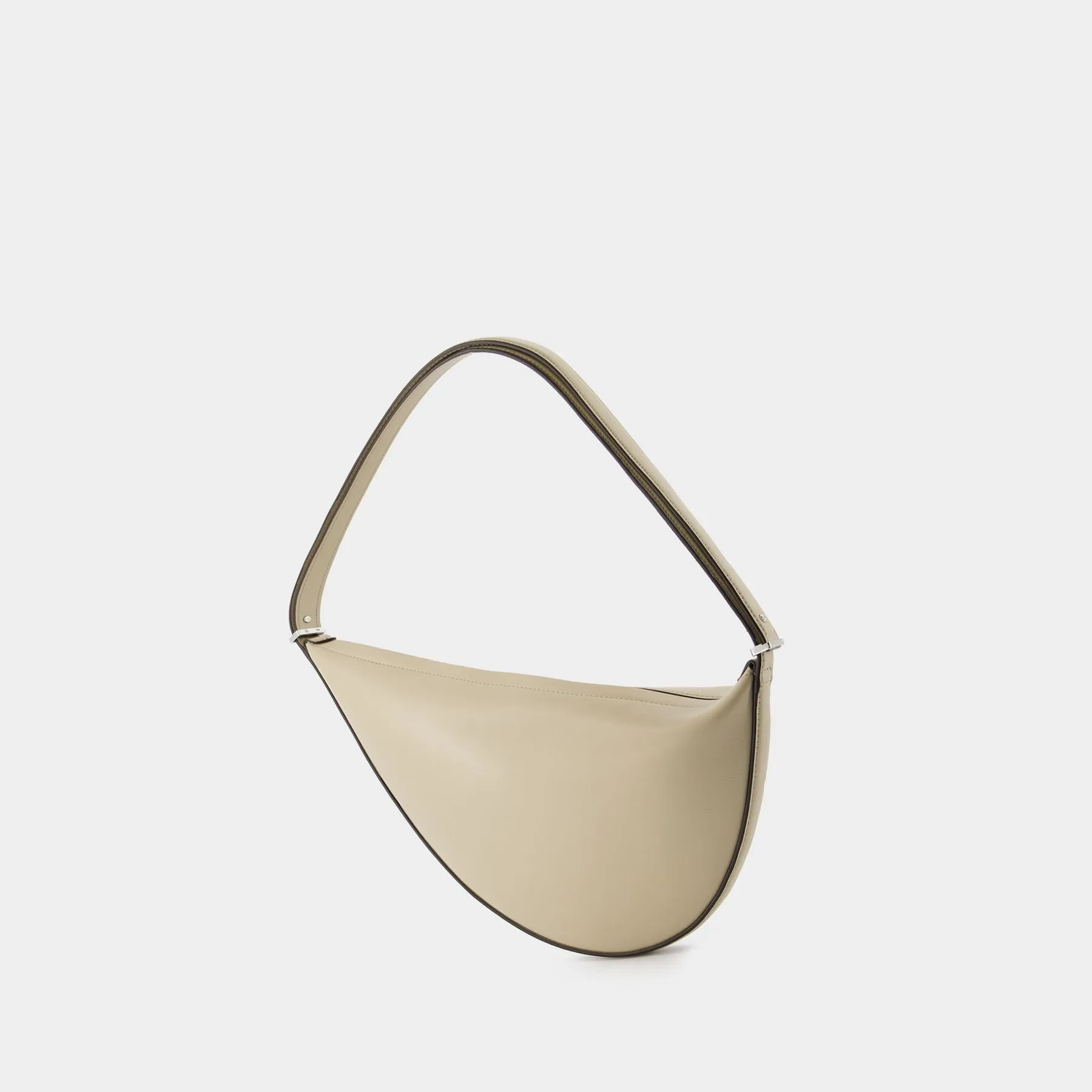 TOTEME  Scoop Shoulder Bag - TOTEME - Leather - Beige