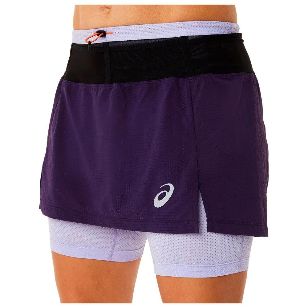 Trail shorts Asics ---Fujitrail Skort Night Shade Vapor