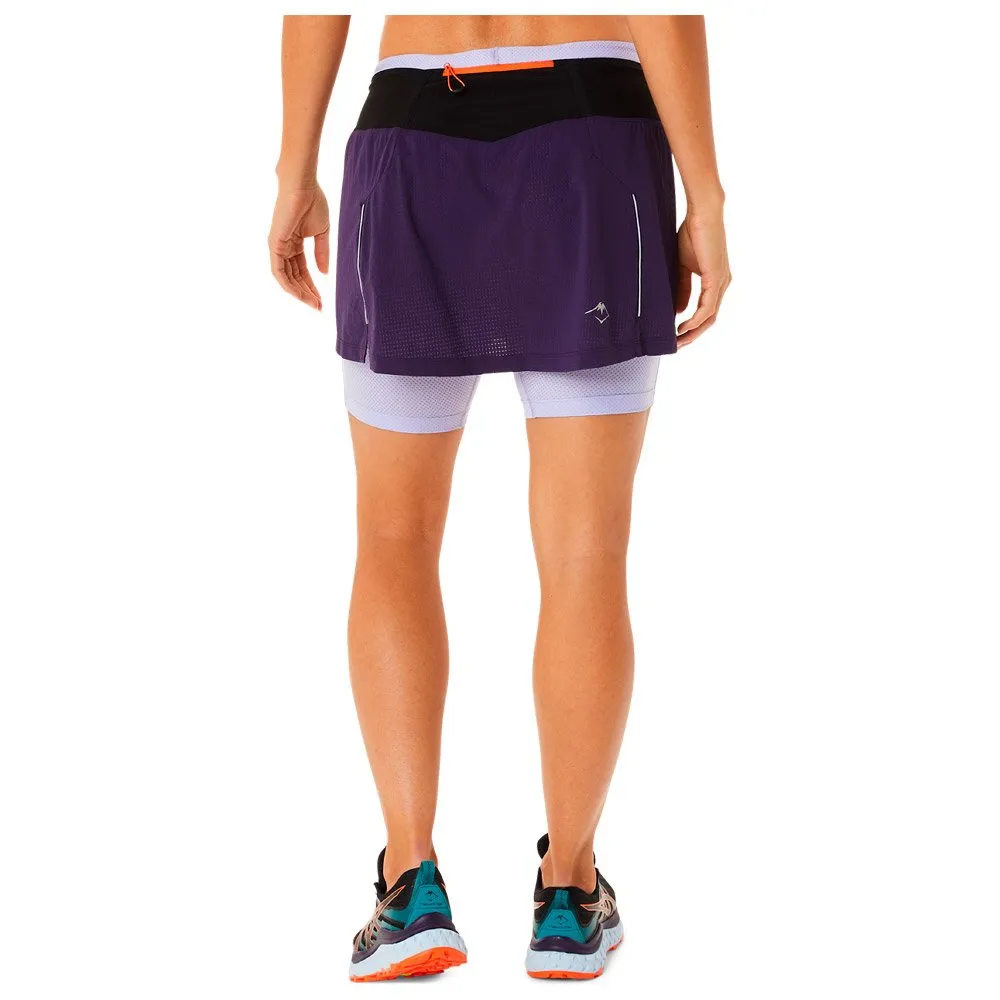 Trail shorts Asics ---Fujitrail Skort Night Shade Vapor