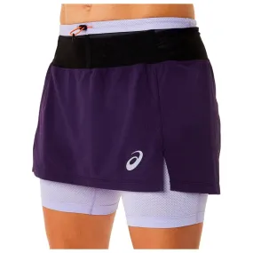 Trail shorts Asics ---Fujitrail Skort Night Shade Vapor