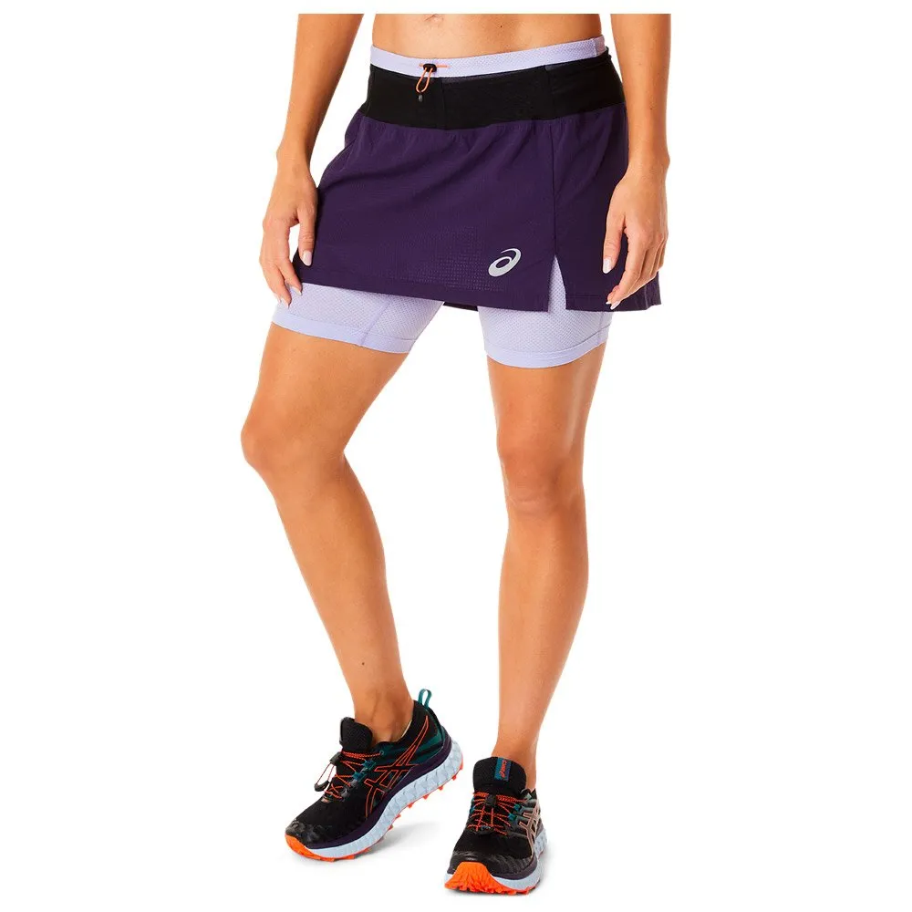 Trail shorts Asics ---Fujitrail Skort Night Shade Vapor