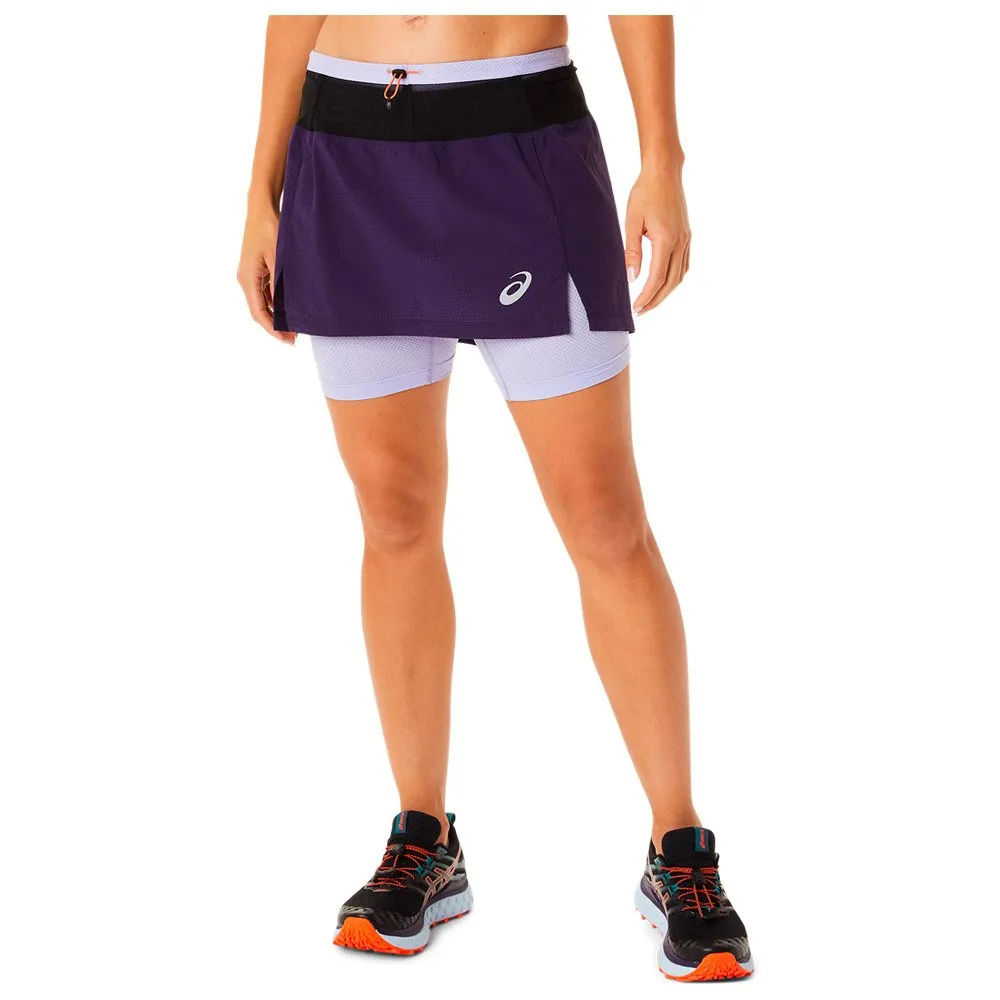 Trail shorts Asics ---Fujitrail Skort Night Shade Vapor