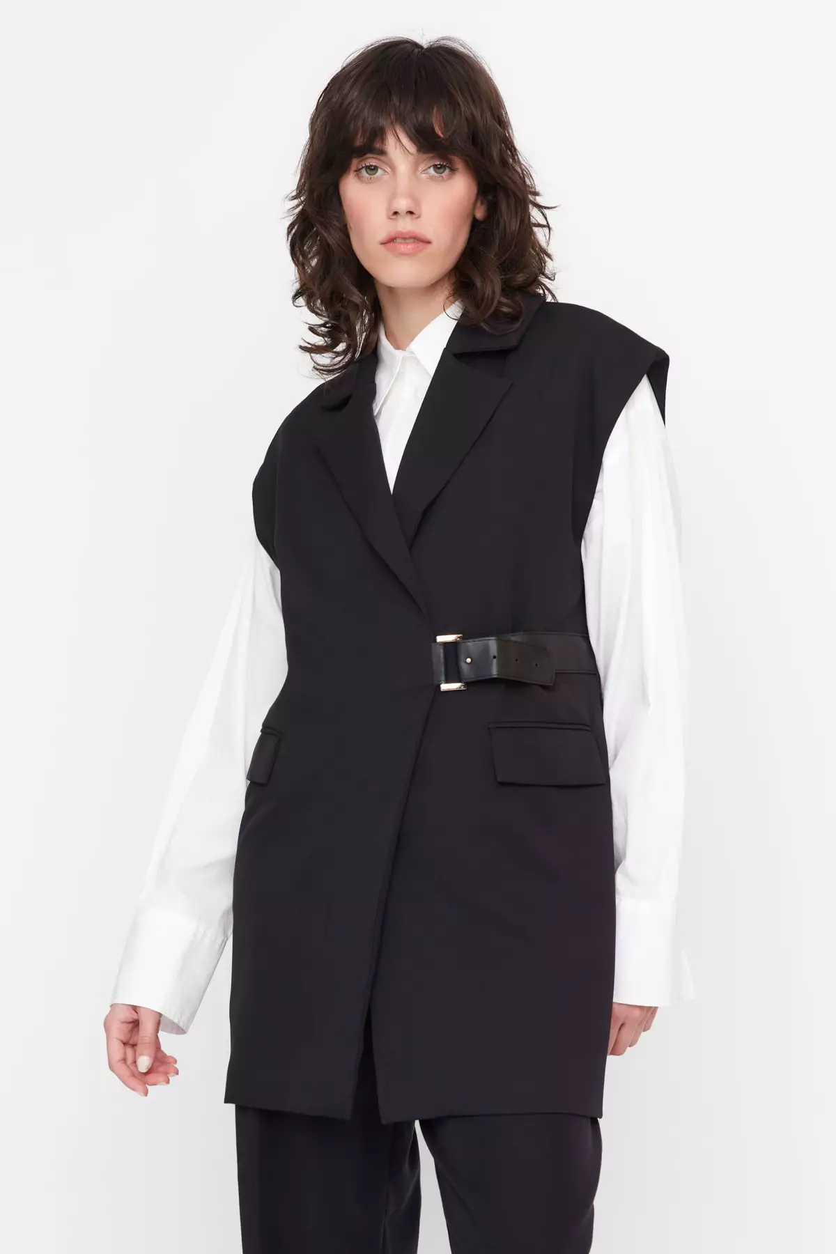 Trendyol MODEST Half Belt Closure Vest