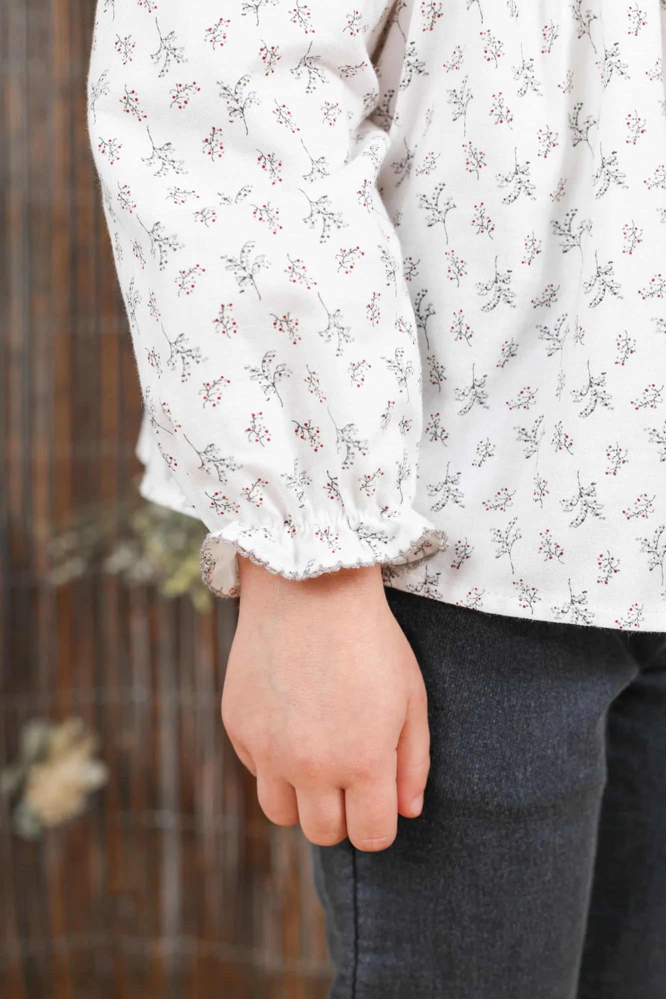 Tunic      Floral ecru     