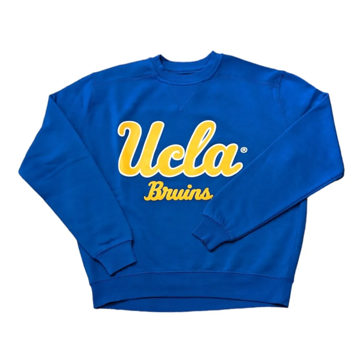 UCLA Script Bruins Fleece Crew Blue