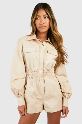 Utility Long Sleeved Romper