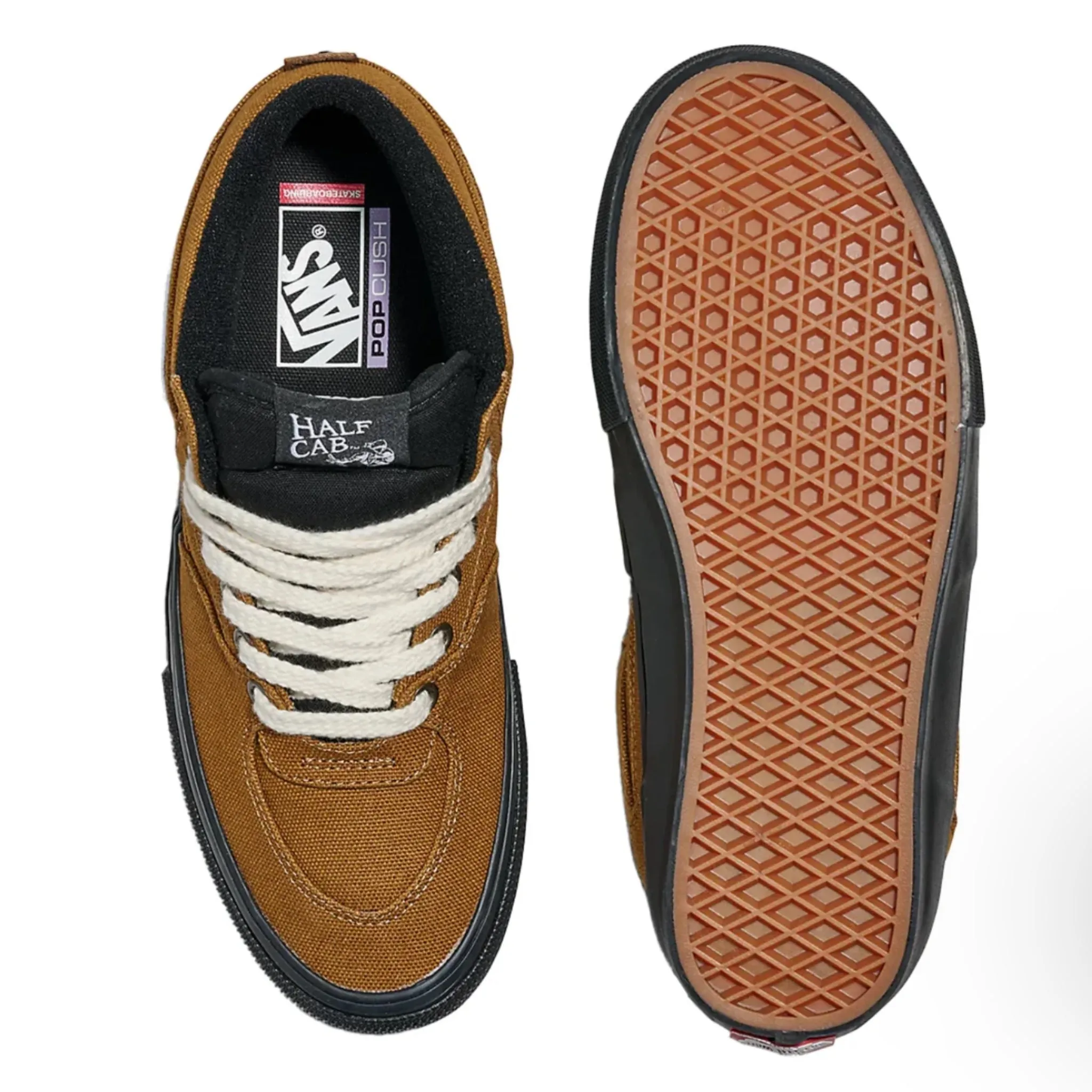 VANS HALF CAB DUCK CANVAS GOLDEN BROWN