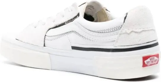 Vans Sk8-Low Reconstruct canvas sneakers White