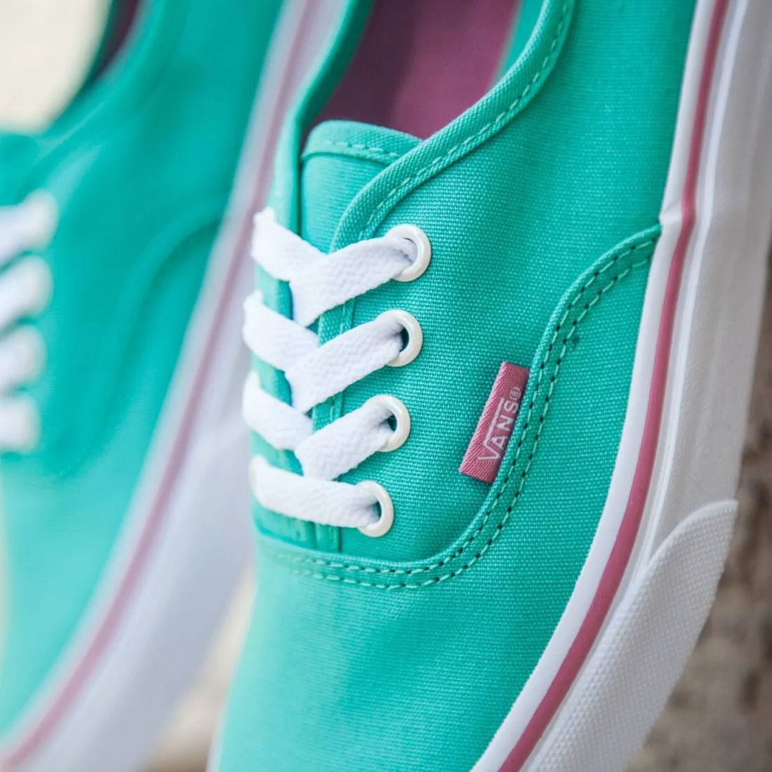 Vans Women Authentic - Iridescent Eyelets (teal / florida keys)