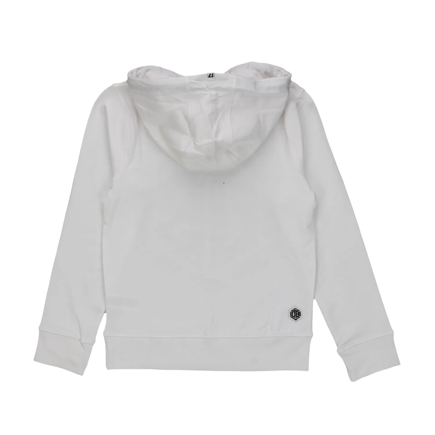 Vingino White Cotton Hoodie For Boys