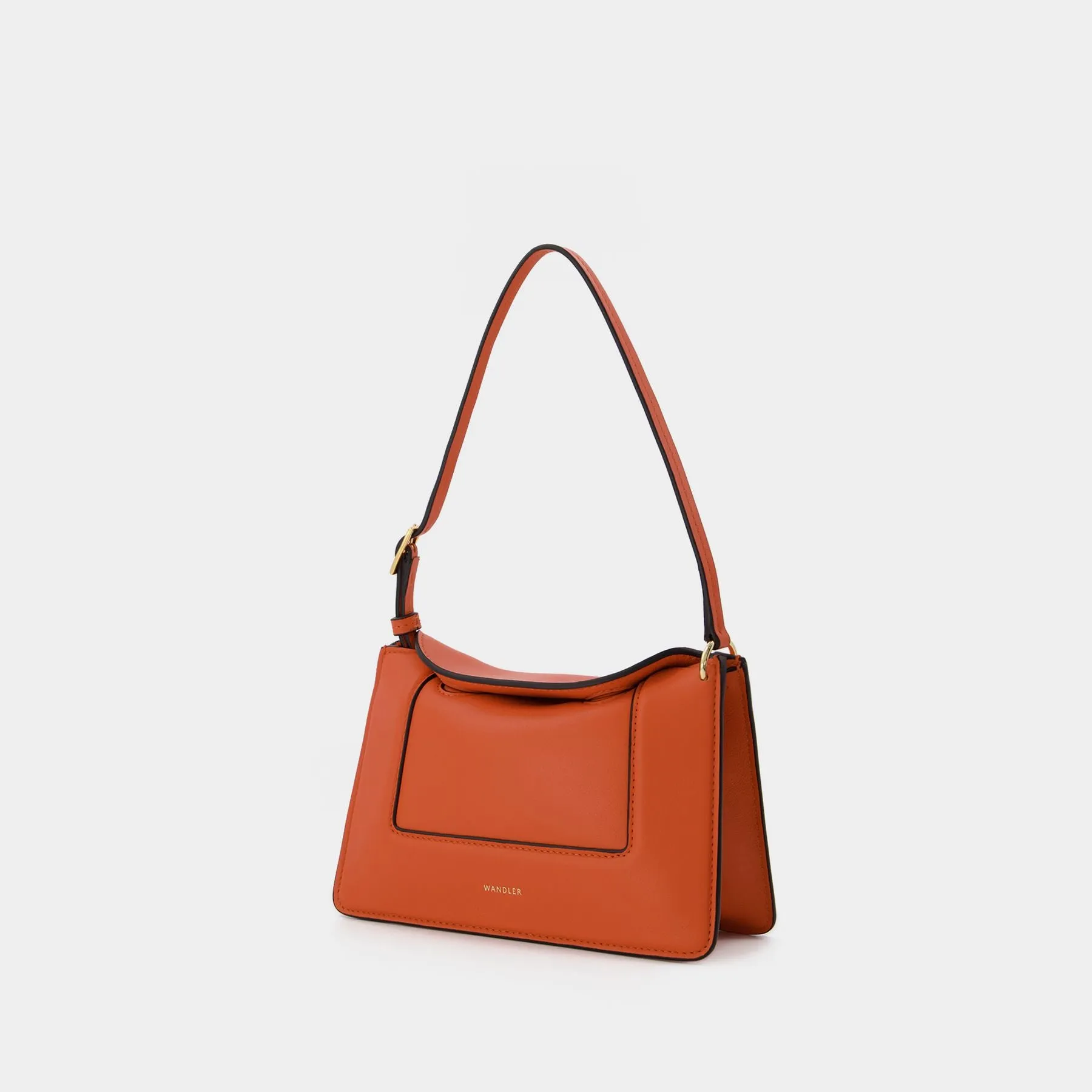 Wandler  Penelope Micro Bag in Orange Leather