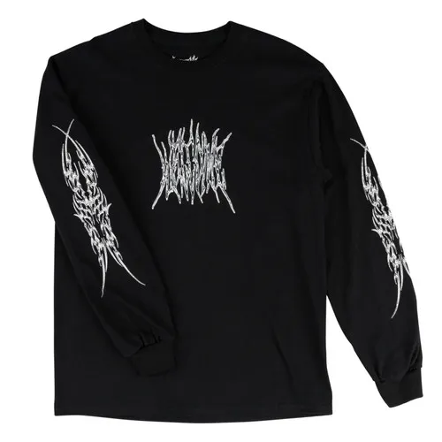 Welcome Skateboard Longsleeve Chasm Black