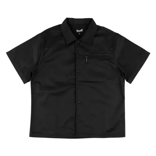 Welcome Skateboard T-Shirt Mace Work Shirt Black