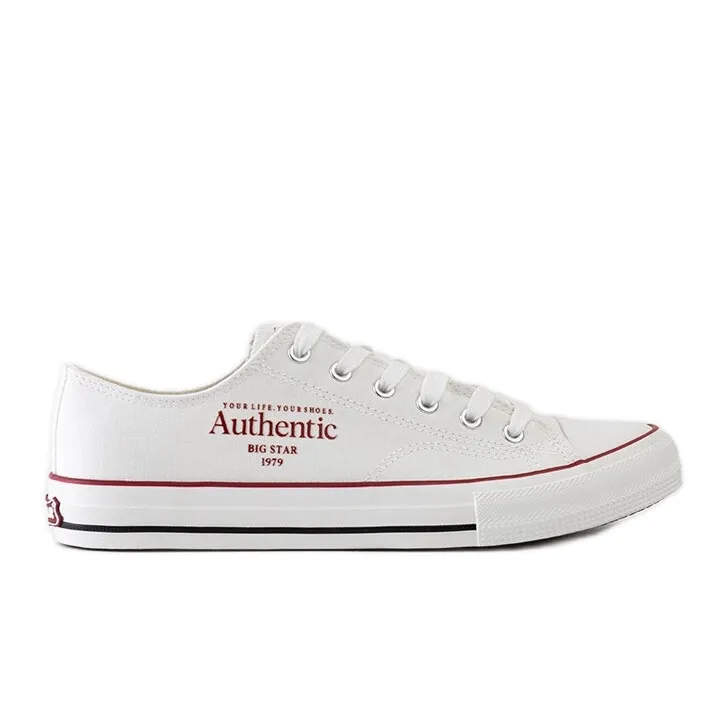 White sneakers Big Star NN174057 101