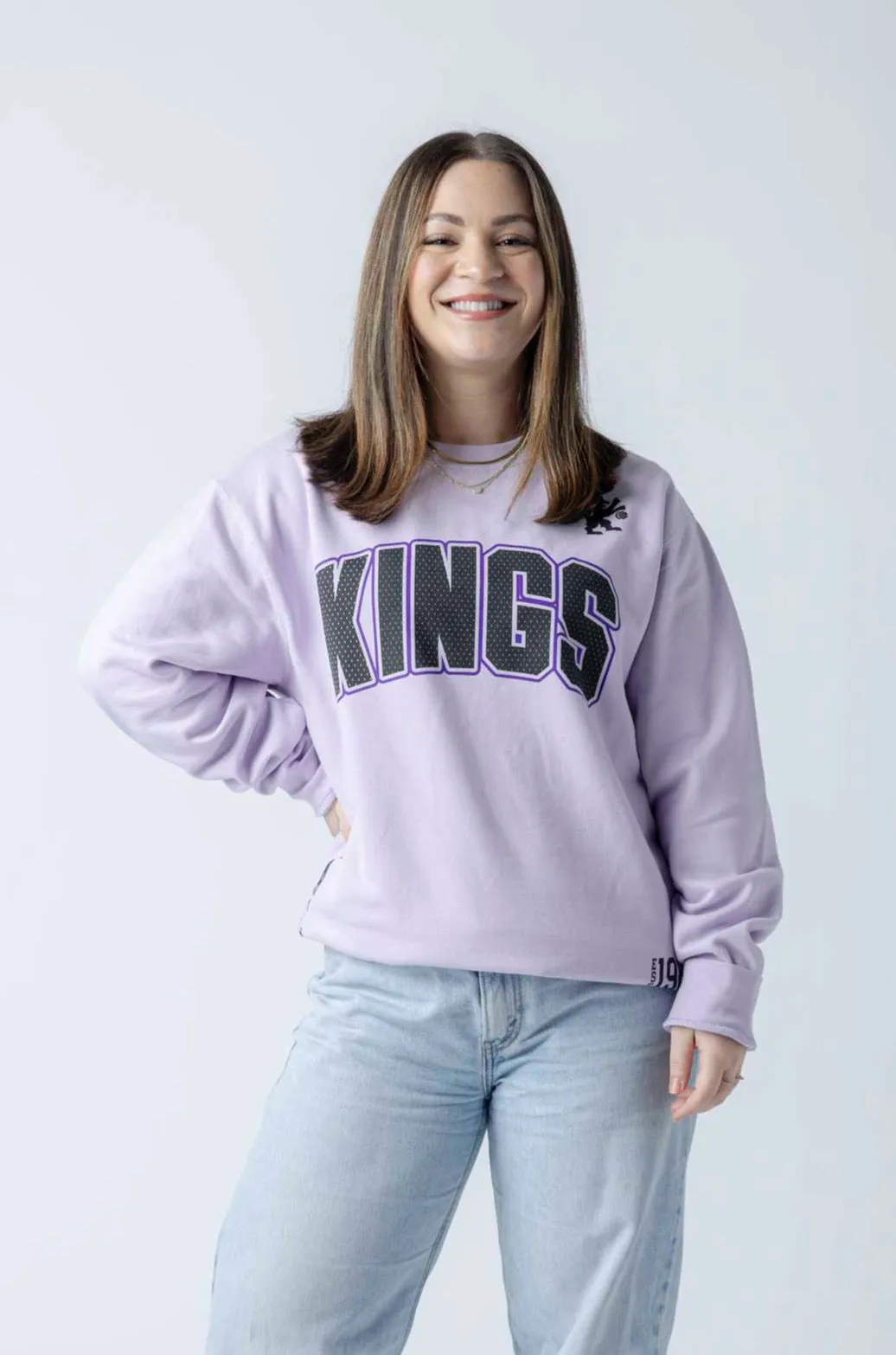    Wild Collective      Kings Arched Fleece Crewneck   