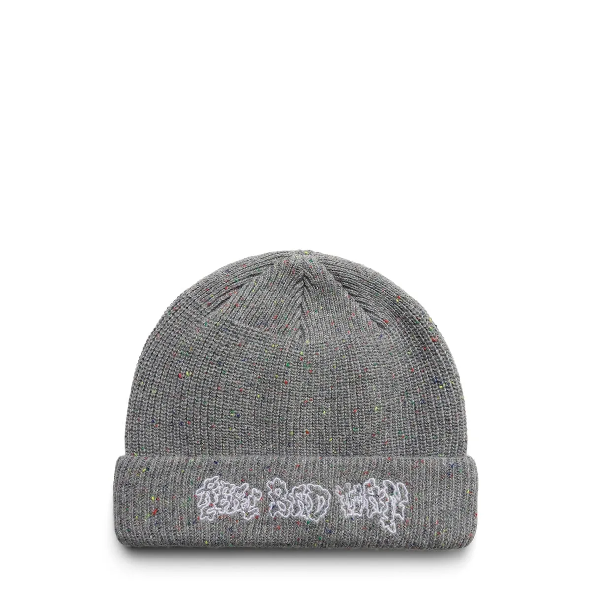 WILD RECORD KNIT BEANIE GRAY | Bodega