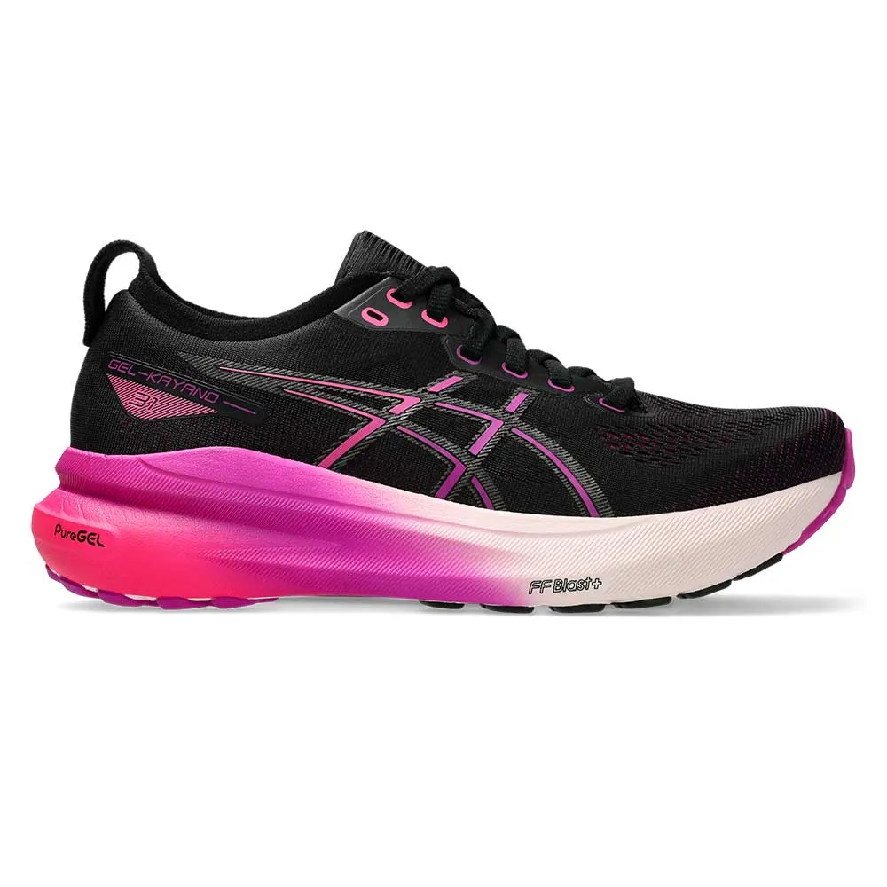 Women's Gel-Kayano 31 Running Shoe - Black/Bold Magenta - Regular (B)