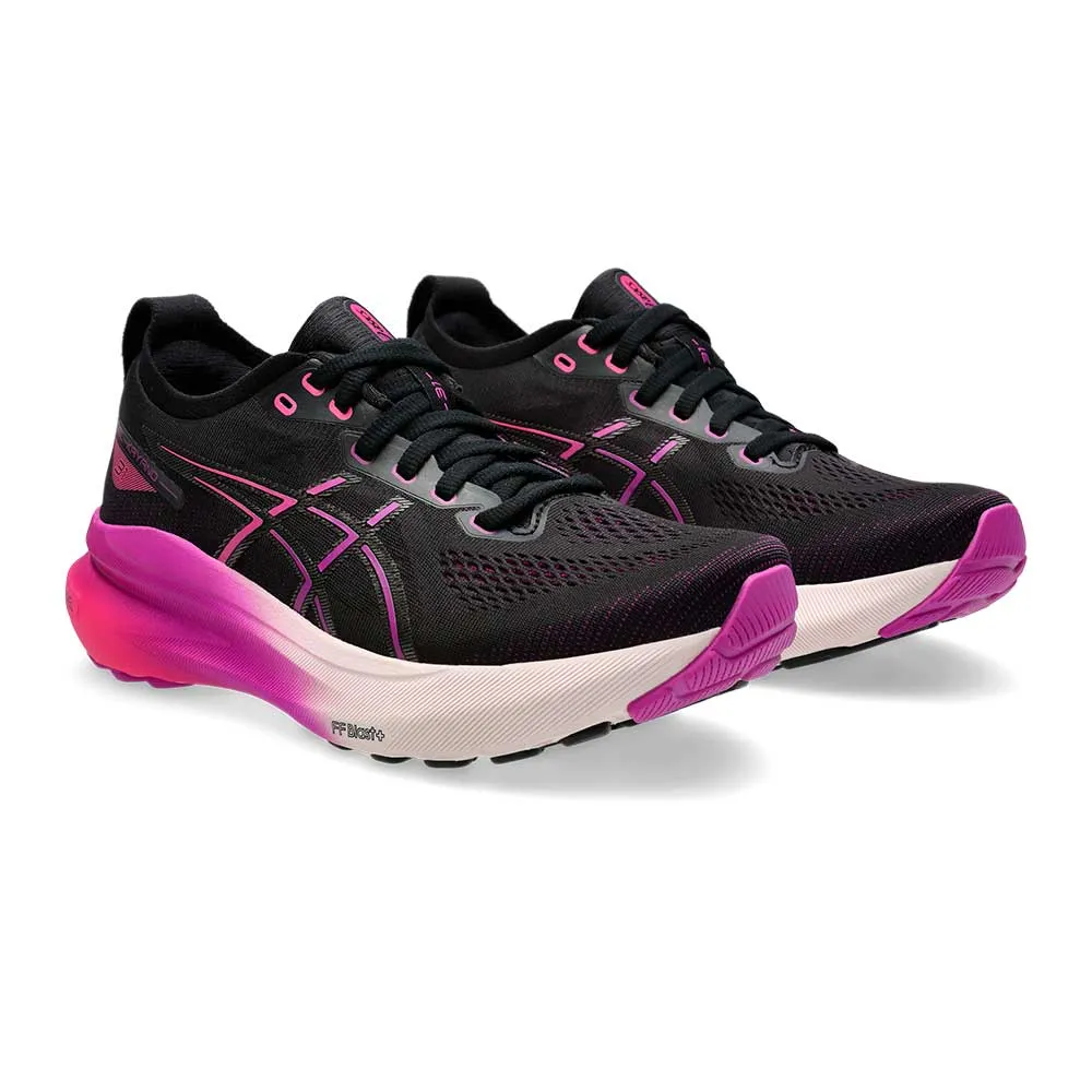 Women's Gel-Kayano 31 Running Shoe - Black/Bold Magenta - Regular (B)