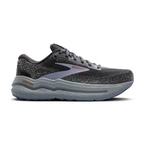 Women's Ghost Max 2 Running Shoe - Ebony/Sweet Lavender/Alloy - Wide (D)