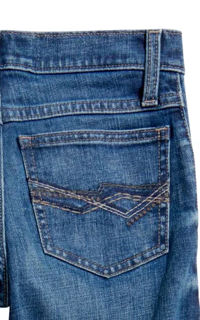 Wrangler 20X Boy's 42BWX Harper Medium Wash Vintage Boot Cut Jean (18-20)