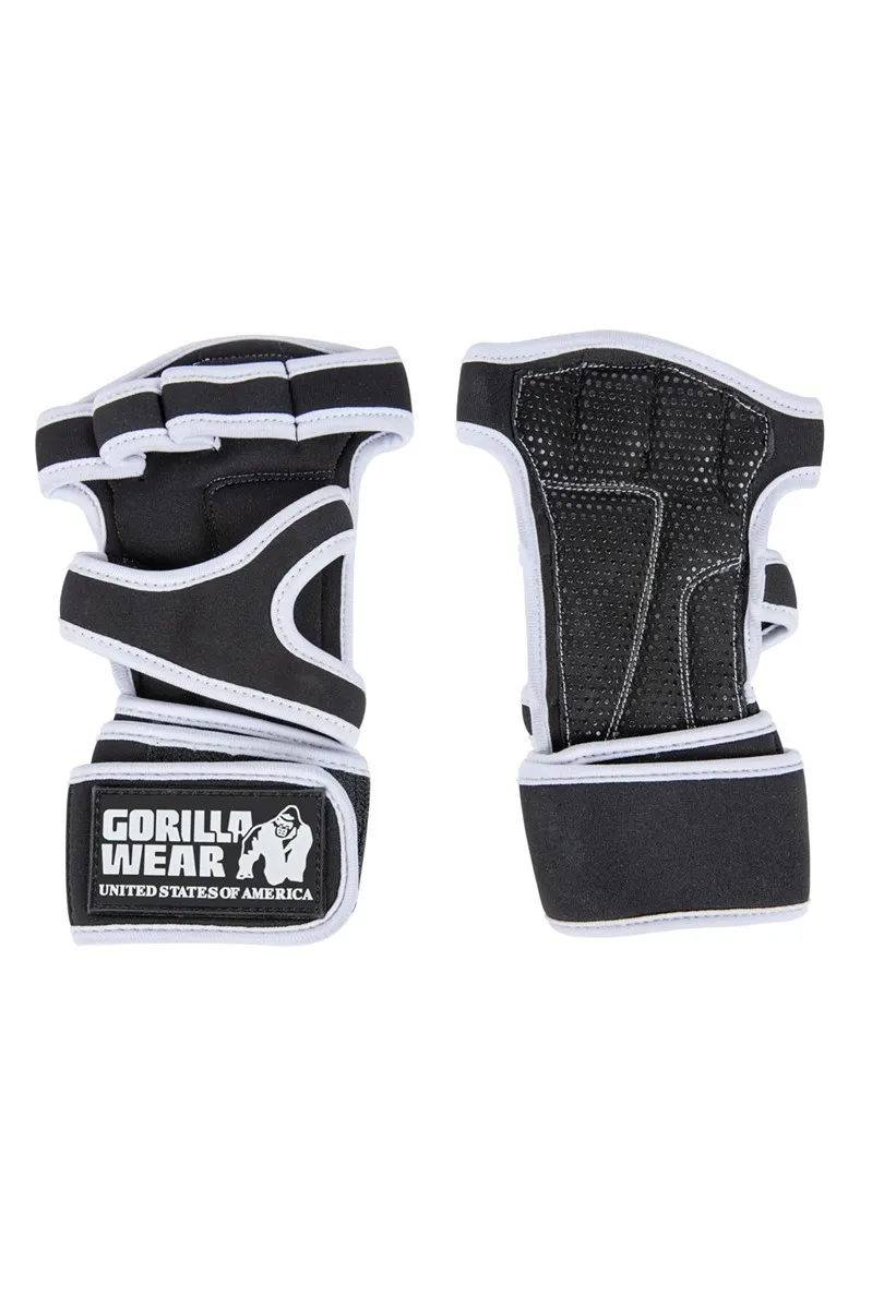 Yuma Weight Lifting Workout Gloves - Black/White - XL Gorilla Wear